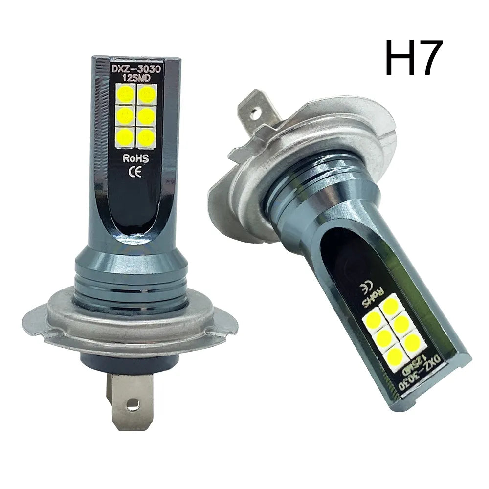 2Pcs LED Headlight  Car Fog Light Bulbs12000LM 80W 12V