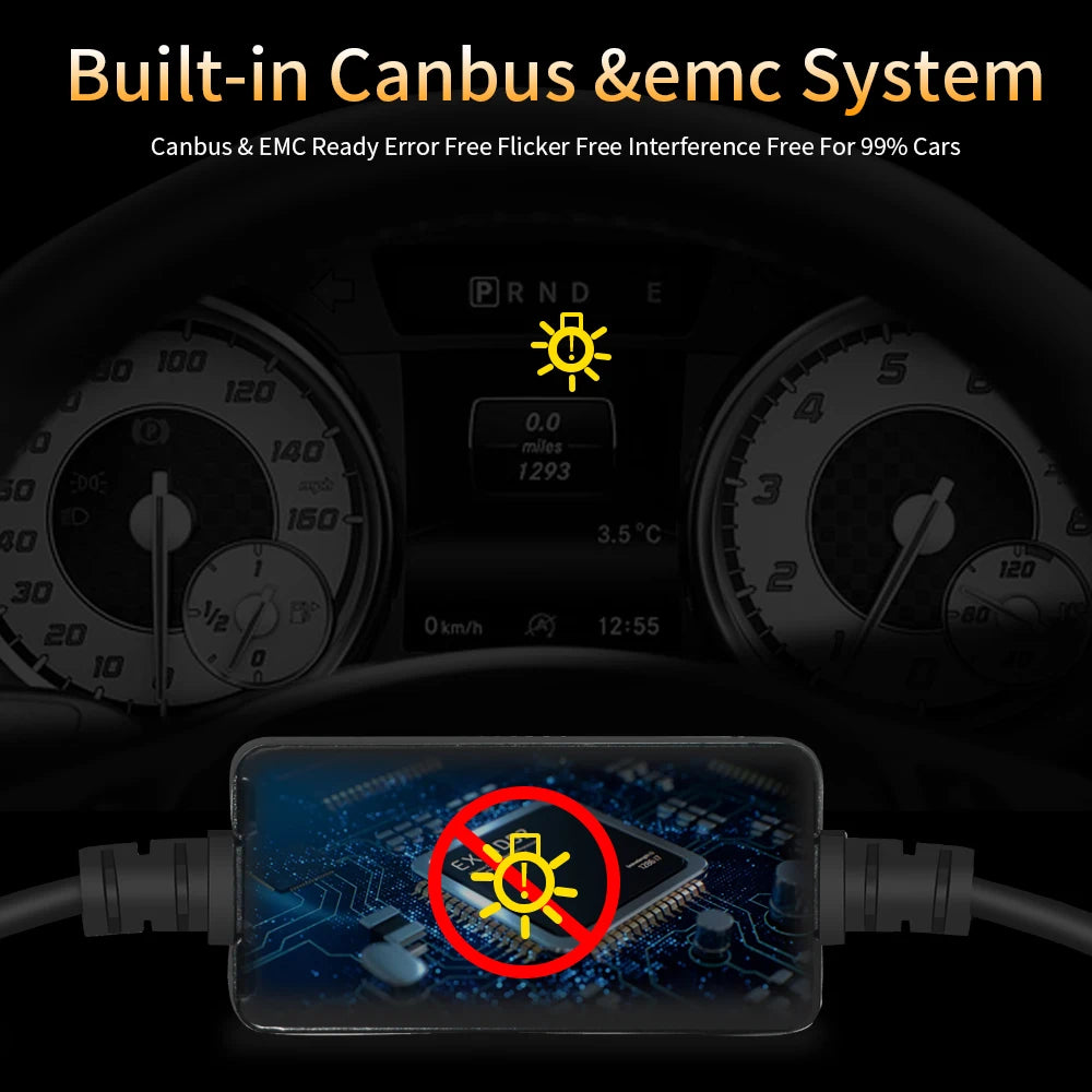 Canbus LED Headlight CSP Chip 300W 30000LM 12V