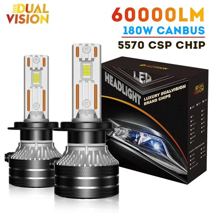 K5C LED Headlights 60000LM 5570 CSP Chips