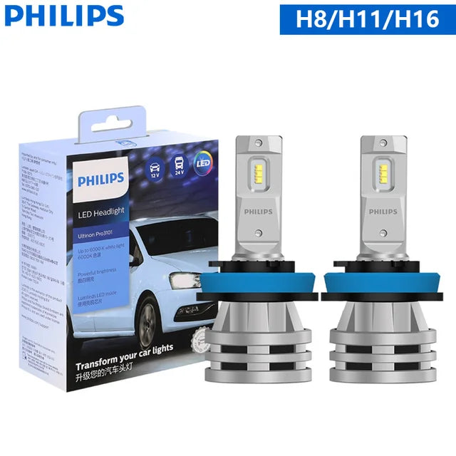 Original OEM Philips LED Ultinon Pro12V/24V Headlights