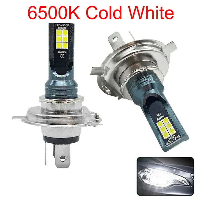 2Pcs LED Headlight  Car Fog Light Bulbs12000LM 80W 12V