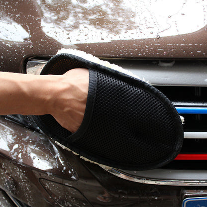 Car Wash Wool Gloves